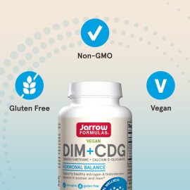 Jarrow Formulas DIM + CDG, Dietary Supplement, Liver Detox Support for Healthy Hormone Regulation and General Wellness, 30 Veggie Capsules, Up to a 30 Day Supply Jarrow Formulas DIM + CDG, Dietary Supplement, Liver Detox Support for Healthy Hormone Regulation and General Wellness, 30 Veggie Capsules, Up to a 30 Day Supply
