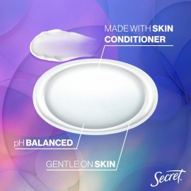 Secret Fresh Antiperspirant Deodorant for Women, 72hr Breathable Sweat & Odor Protection, Instant Freshness & Gentle, PH Balancing Minerals, Clear Gel, Sweet Nectarine Scent, 2.6 oz