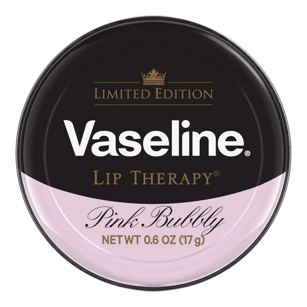 VASELINE Limited Edition Pink Bubbly Lip Therapy, 17g / 0.6 oz VASELINE Limited Edition Pink Bubbly Lip Therapy, 17g / 0.6 oz