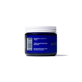PurO3 Ozonated Coconut Oil - Pure, Natural, Organic Skincare for Face & Body - Oxygenated Healing Lotion, Moisturizer & Beauty Cream in a Glass Jar - O3 Therapy Salve, 2 oz