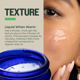 PurO3 Ozonated Olive Oil - Pure, Natural, Organic Skincare for Face & Body - Oxygenated Healing Lotion, Moisturizer & Beauty Cream in a Glass Jar - O3 Therapy Salve, 2 oz PurO3 Ozonated Olive Oil - Pure, Natural, Organic Skincare for Face & Body - Oxygenated Healing Lotion, Moisturizer & Beauty Cream in a Glass Jar - O3 Therapy Salve, 2 oz