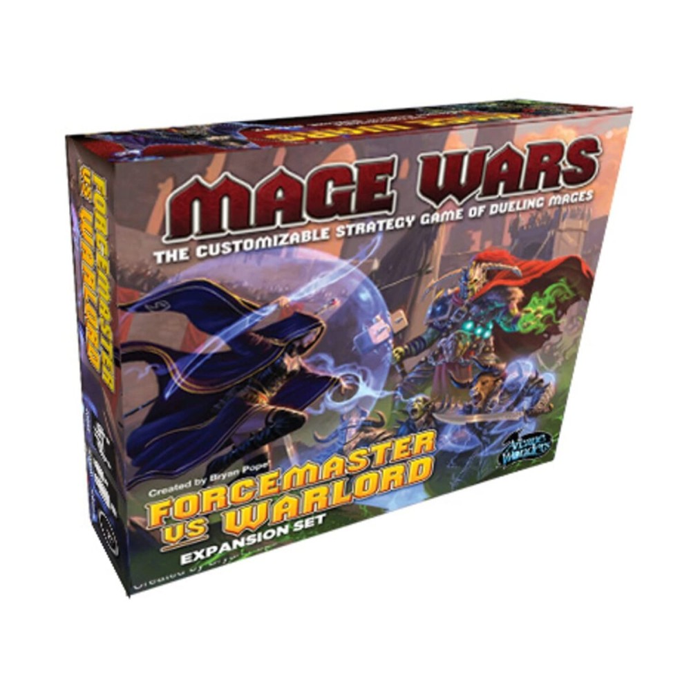 Mage Wars Forcemaster vs. Warlord Expansion Board Game Mage Wars Forcemaster vs. Warlord Expansion Board Game