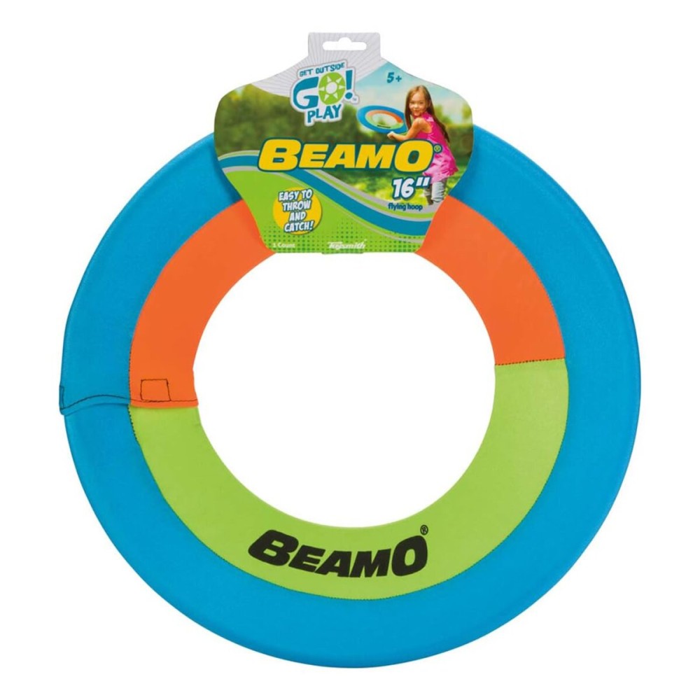 Toysmith Mini Beamo 16 Flying Hoop - Soft Catch Flying Disk - Color may vary Toysmith Mini Beamo 16 Flying Hoop - Soft Catch Flying Disk - Color may vary