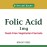 Nature\'s Bounty Folic Acid 1 mg 150 Tablets (Packaging May Vary)