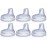 Nuby 6 Pack Replacement Silicone Spouts for The Nuby *No Spill Easy Grip Cup*