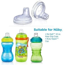 Nuby 6 Pack Replacement Silicone Spouts for The Nuby *No Spill Easy Grip Cup* Nuby 6 Pack Replacement Silicone Spouts for The Nuby *No Spill Easy Grip Cup*