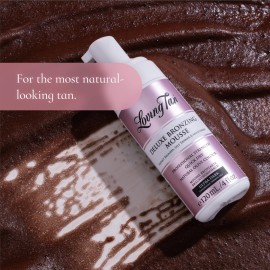 Loving Tan Deluxe Self Tanning Bronzing Mousse, Ultra Dark - Streak Free, Professional Quality Sunless Tanning - Up to 5 Self Tanner Applications per Bottle, Cruelty Free - 4 FL Oz Loving Tan Deluxe Self Tanning Bronzing Mousse, Ultra Dark - Streak Free, Professional Quality Sunless Tanning - Up to 5 Self Tanner Applications per Bottle, Cruelty Free - 4 FL Oz