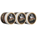Suavecito Pomade Firme (Strong) Hold 4 oz, 3 Pack - Strong Hold Hair Pomade For Men - Medium Shine Water Based Wax Like Flake Free Hair Gel - Easy To Wash Out - All Day Hold For All Hair Styles