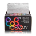 Framar Silver Hair Foils For Highlighting - Pop Up Hair Foil For Hair Highlighting, Highlight Foils For Hair, Aluminum Foil Sheets, Salon Foils For Hair Stylist, Non Slip 500 Pop Up Foil Sheets