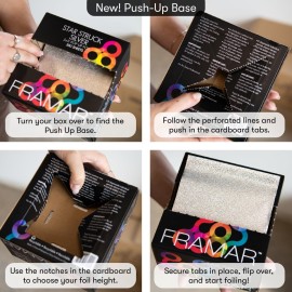 Framar Silver Hair Foils For Highlighting - Pop Up Hair Foil For Hair Highlighting, Highlight Foils For Hair, Aluminum Foil Sheets, Salon Foils For Hair Stylist, Non Slip 500 Pop Up Foil Sheets Framar Silver Hair Foils For Highlighting - Pop Up Hair Foil For Hair Highlighting, Highlight Foils For Hair, Aluminum Foil Sheets, Salon Foils For Hair Stylist, Non Slip 500 Pop Up Foil Sheets