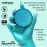 Mehron Paradise FX Metallics - Metallic Blue 1.4 oz | Professional Water Activated Shimmering Metallic Paint for Raves, Costumes, Special Effects, Halloween, Stage, Screen, Theater & Cosplay FX