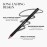 Sorme Natural Definitive Waterproof Eyebrow Pencil 0.04 oz | Smudgeproof Soft Gray Eye Brow Pencil | Dual Purpose Brow Pencil and Brush Combo | High Definition Waterproof Eyebrow Makeup