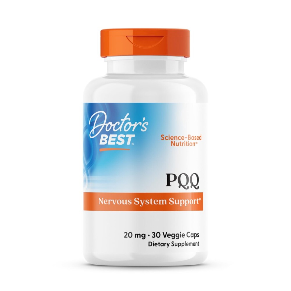 Doctors Best PQQ with BioPQQ, Nervous System Support, Non-GMO, Gluten Free, Soy Free, Vegan 30 Veggie Caps
