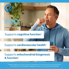 Doctors Best PQQ with BioPQQ, Nervous System Support, Non-GMO, Gluten Free, Soy Free, Vegan 30 Veggie Caps