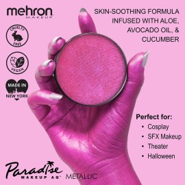 Mehron Paradise FX Metallics - Metallic Fuchsia 1.4 oz | Professional Water Activated Shimmering Metallic Paint for Raves, Costumes, Special Effects, Halloween, Stage, Screen, Theater & Cosplay FX Mehron Paradise FX Metallics - Metallic Fuchsia 1.4 oz | Professional Water Activated Shimmering Metallic Paint for Raves, Costumes, Special Effects, Halloween, Stage, Screen, Theater & Cosplay FX