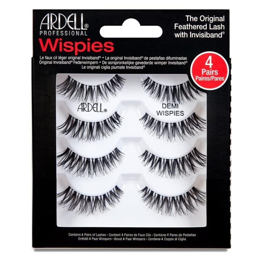 Ardell Demi Wispies False Eyelashes, Black - Full Volume Demi Wispies, Reusable Strip Lashes for Eye Makeup Enhancement, 1 Pack Ardell Demi Wispies False Eyelashes, Black - Full Volume Demi Wispies, Reusable Strip Lashes for Eye Makeup Enhancement, 1 Pack