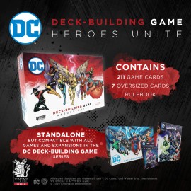 DC Deck-Building Game: Heroes Unite- Play as Hawkman, Nightwing,and Bat Girl from the DC Multiverse- Super Hero Board Game- For 2 to 5 Players - Ages 15+ DC Deck-Building Game: Heroes Unite- Play as Hawkman, Nightwing,and Bat Girl from the DC Multiverse- Super Hero Board Game- For 2 to 5 Players - Ages 15+