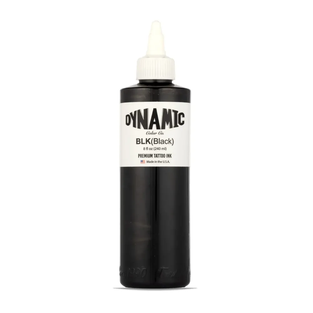 Dynamic Color Co Black Ink 8oz Bottle Dynamic Color Co Black Ink 8oz Bottle