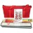 KT Mahjong 4 Pushers and Complete American Mahjong Set with Burgundy Bag, 166 Tiles