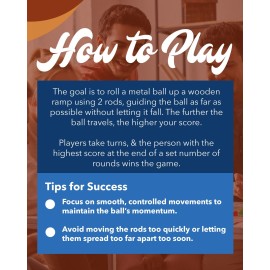 WE Games Shoot The Moon Game, Large 17.5 inch Size, Walnut Wood Stain, Retro Games for Adults, Classic Table Top Board Game WE Games Shoot The Moon Game, Large 17.5 inch Size, Walnut Wood Stain, Retro Games for Adults, Classic Table Top Board Game