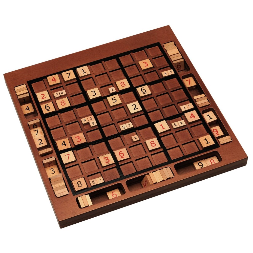 WE Games Wooden Sudoku Board with Storage Slots in Medium Stain - 11.5 in. WE Games Wooden Sudoku Board with Storage Slots in Medium Stain - 11.5 in.
