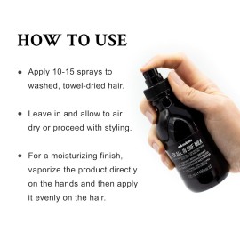 Davines OI All in One Milk | Hair Milk Spray | Powerful Hair Detangler + Heat Protection | Smoothes Frizzy Hair | 4.56 Fl Oz Davines OI All in One Milk | Hair Milk Spray | Powerful Hair Detangler + Heat Protection | Smoothes Frizzy Hair | 4.56 Fl Oz
