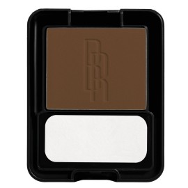 Black Radiance Pressed Powder, Pigment-Rich Matte Finish for Dark Skin Tones, Oil-Absorbing Compact with Mirror & Sponge - Caf