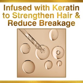 CHI Keratin Leave-in Conditioner, Hydrating Conditioner For Restoring Softness & Preventing Breakage, Great For Daily Use, Sulfate-free, 6 Oz