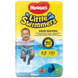 Huggies Little Swimmers Disposable Swim Diapers, X-Small (7lb-18lb.), 12-Count Huggies Little Swimmers Disposable Swim Diapers, X-Small (7lb-18lb.), 12-Count