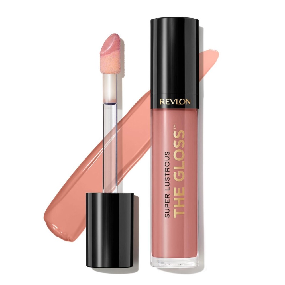 Revlon Super Lustrous Lip Gloss, Non-Sticky, Hydrating, High Shine Finish, 215 Super Natural, 0.13 oz Revlon Super Lustrous Lip Gloss, Non-Sticky, Hydrating, High Shine Finish, 215 Super Natural, 0.13 oz
