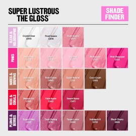 Revlon Super Lustrous Lip Gloss, Non-Sticky, Hydrating, High Shine Finish, 215 Super Natural, 0.13 oz Revlon Super Lustrous Lip Gloss, Non-Sticky, Hydrating, High Shine Finish, 215 Super Natural, 0.13 oz