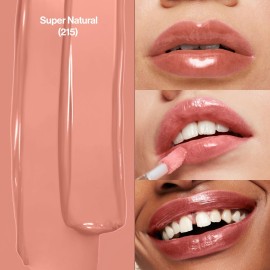 Revlon Super Lustrous Lip Gloss, Non-Sticky, Hydrating, High Shine Finish, 215 Super Natural, 0.13 oz Revlon Super Lustrous Lip Gloss, Non-Sticky, Hydrating, High Shine Finish, 215 Super Natural, 0.13 oz