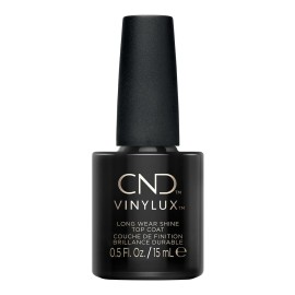 CND Vinylux Long Wear Shine Top Coat, Quick Drying Formula, Easy to Remove, 0.5 Fl Oz