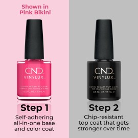 CND Vinylux Longwear Pink Nail Polish, Gel-like Shine & Chip Resistant Color, 0.5 Fl Oz CND Vinylux Longwear Pink Nail Polish, Gel-like Shine & Chip Resistant Color, 0.5 Fl Oz