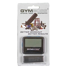 Gymboss Interval Timer and Stopwatch - Black/Blue SOFTCOAT Gymboss Interval Timer and Stopwatch - Black/Blue SOFTCOAT