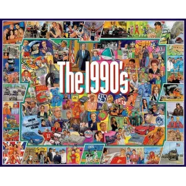 White Mountain Puzzles The 1990s - 1000 Piece Jigsaw Puzzle