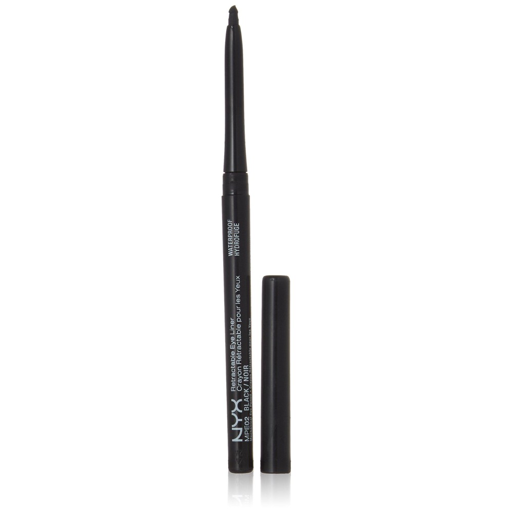 NYX Waterproof Retractable Eyeliner color MPE02 Black NYX Waterproof Retractable Eyeliner color MPE02 Black