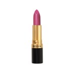 Revlon Super Lustrous Lipstick, Creamy Formula For Soft, Fuller-Looking Lips, Moisturized Feel, Fuchsia Shock (815), 0.15 oz