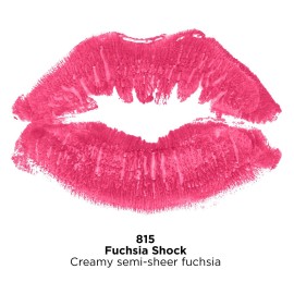 Revlon Super Lustrous Lipstick, Creamy Formula For Soft, Fuller-Looking Lips, Moisturized Feel, Fuchsia Shock (815), 0.15 oz Revlon Super Lustrous Lipstick, Creamy Formula For Soft, Fuller-Looking Lips, Moisturized Feel, Fuchsia Shock (815), 0.15 oz