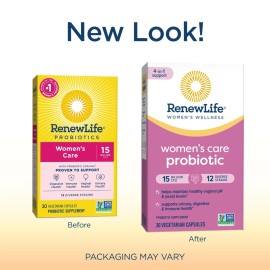 Renew Life Women\'s Probiotic Capsules, Supports pH Balance for Women, Vaginal, Urinary, Digestive and Immune Health, L. Rhamnosus GG, Dairy, Soy and Gluten-Free, 15 Billion CFU - 30 Ct Renew Life Women\'s Probiotic Capsules, Supports pH Balance for Women, Vaginal, Urinary, Digestive and Immune Health, L. Rhamnosus GG, Dairy, Soy and Gluten-Free, 15 Billion CFU - 30 Ct