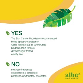 Alba Botanica Sunscreen Lotion, SPF 50, Island Vibe, 3 Oz Alba Botanica Sunscreen Lotion, SPF 50, Island Vibe, 3 Oz