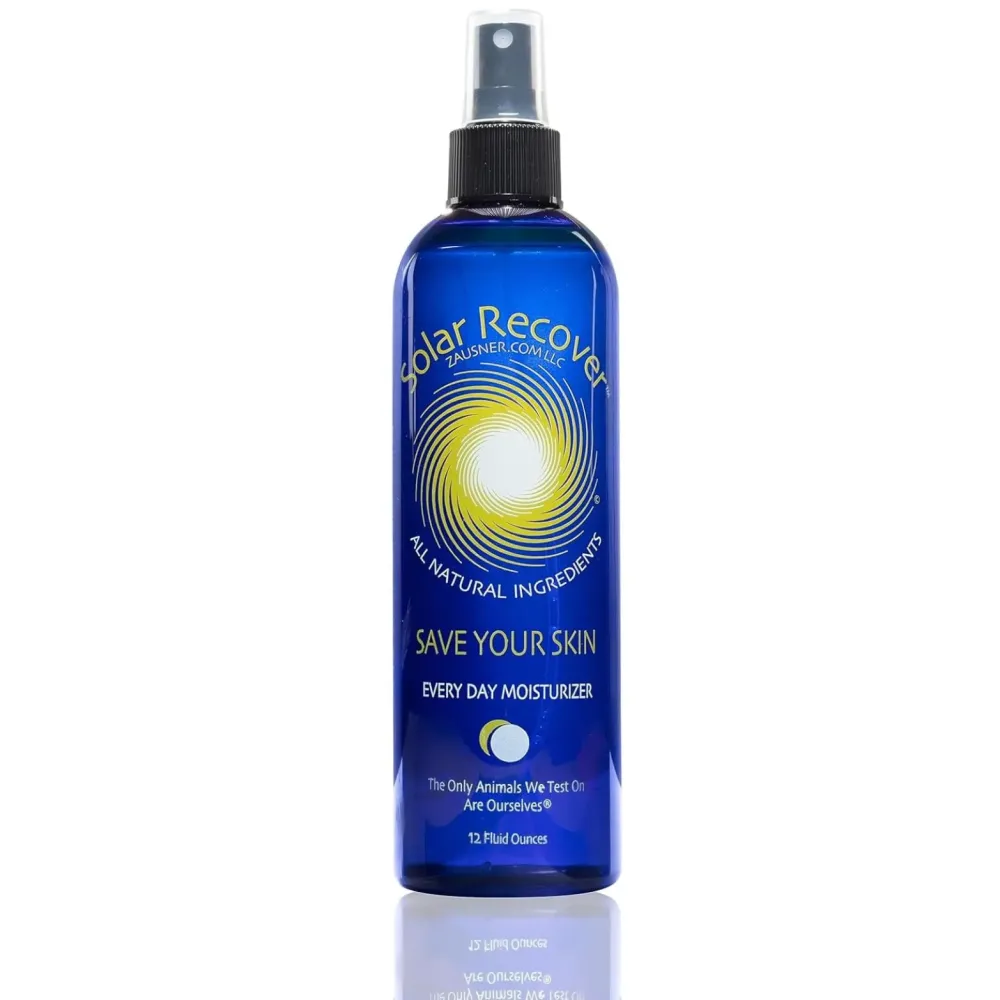 Solar Recover After Sun Moisturizing Spray (12 Ounce) - Hydrating Facial and Body Mist - 2460 Sprays of Sunburn Relief With Vitamin E and Calendula - Lotion Delivered in Water - Made in the USA Solar Recover After Sun Moisturizing Spray (12 Ounce) - Hydrating Facial and Body Mist - 2460 Sprays of Sunburn Relief With Vitamin E and Calendula - Lotion Delivered in Water - Made in the USA