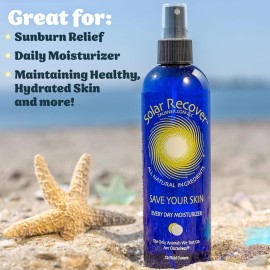 Solar Recover After Sun Moisturizing Spray (12 Ounce) - Hydrating Facial and Body Mist - 2460 Sprays of Sunburn Relief With Vitamin E and Calendula - Lotion Delivered in Water - Made in the USA Solar Recover After Sun Moisturizing Spray (12 Ounce) - Hydrating Facial and Body Mist - 2460 Sprays of Sunburn Relief With Vitamin E and Calendula - Lotion Delivered in Water - Made in the USA
