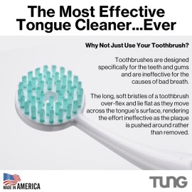 Tung Tongue Gel | Fresh Mint Tongue Cleaning Paste | Bad Breath and Halitosis | Mouth Odor Eliminator | Use with Tongue Brushes & Scrapers | Made in America (2 Pack) Tung Tongue Gel | Fresh Mint Tongue Cleaning Paste | Bad Breath and Halitosis | Mouth Odor Eliminator | Use with Tongue Brushes & Scrapers | Made in America (2 Pack)