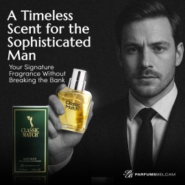 PB ParfumsBelcam Classic Match Green Eau De Toilette Spray for Men - Fresh Chypre Cologne, Bergamot, Basil, Musk, Long-Lasting Masculine Fragrance, Signature Scent - 2.5 Fl Oz PB ParfumsBelcam Classic Match Green Eau De Toilette Spray for Men - Fresh Chypre Cologne, Bergamot, Basil, Musk, Long-Lasting Masculine Fragrance, Signature Scent - 2.5 Fl Oz
