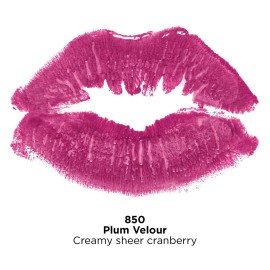 Revlon Super Lustrous Lipstick, Creamy Formula For Soft, Fuller-Looking Lips, Moisturized Feel, Plum Velour (850), 0.15 oz Revlon Super Lustrous Lipstick, Creamy Formula For Soft, Fuller-Looking Lips, Moisturized Feel, Plum Velour (850), 0.15 oz
