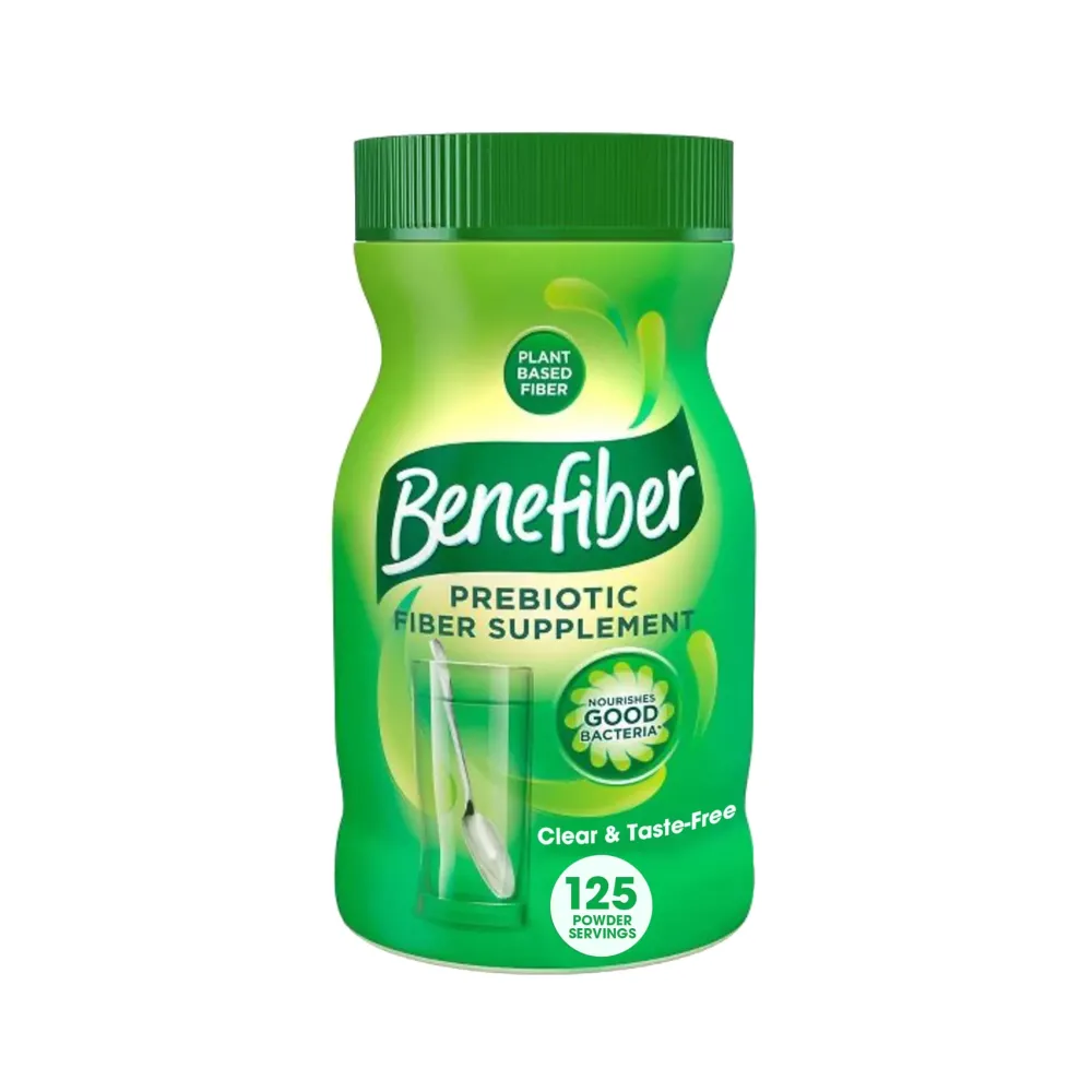 Benefiber Daily Prebiotic Fiber Supplement Powder for Digestive Health, Unflavored - 125 Servings (17.6 Ounces) Benefiber Daily Prebiotic Fiber Supplement Powder for Digestive Health, Unflavored - 125 Servings (17.6 Ounces)