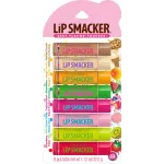 Lip Smacker Original & Best Holiday Flavored Lip Balm Party Pack, Oatmeal Cookie, Vanilla, Mango, Watermelon, Tropical Punch, Cotton Candy, Kiwi, Strawberry, Clear