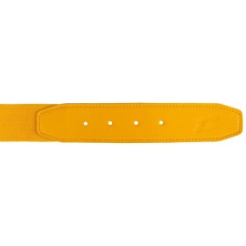CHAMPRO mens With Leather Tab Brute Baseball Belt, Gold, Youth US CHAMPRO mens With Leather Tab Brute Baseball Belt, Gold, Youth US