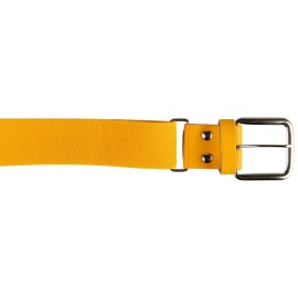 CHAMPRO mens With Leather Tab Brute Baseball Belt, Gold, Youth US CHAMPRO mens With Leather Tab Brute Baseball Belt, Gold, Youth US